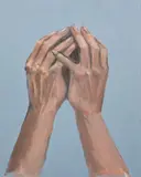 Woman's Hands by Penny Purpura, Oil on Canvas, sold Apr 2025