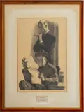 The Brief by Joseph Hirsch, circa 1946, Lithograph, sold Apr 2025