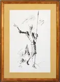 Don Quixote by A. Julian, 1967, Lithograph on Paper, sold Apr 2025