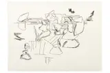 Abstract Composition by Harold Cohen, 1983, Screenprint on Paper, sold Apr 2025