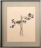 Pine by Beth Van Hoesen, 1964, Etching, sold Apr 2025