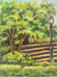 Landscape Scene by Penny Purpura, Oil on Canvas, sold Apr 2025
