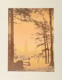 City Lights by Michael Ponko, 1976, Serigraph in Colors, sold Apr 2025