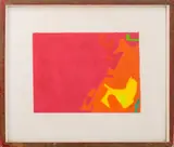 Mini February III: by Patrick Heron, 1974, Gouache on Paper, sold May 2025