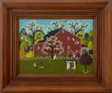 Vermont Springtime by Charles Wysocki, Oil on Canvas, sold May 2025