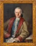 Portrait of a Gentleman at his Desk by Franz Thaddäus Helbling, Oil on Canvas, sold May 2025