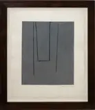Slate Gray Pintura by Robert Motherwell, 1975, Aquatint, sold May 2025