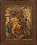 Russisch, um 1800 by Gottesmutter von Kykkos, tempera, offered Sep 2015