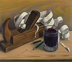 Le Rabot by Aimé Barraud, oil on canvas, sold Sep 2015