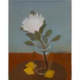 Still Life with Vase by Wilfred Spoon, oil on canvas, sold Feb 2024