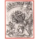 Untitled by Marc Chagall, 1992, lithograph, sold Feb 2024