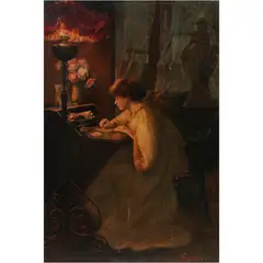 Untitled by Frank Enders, oil on canvas, sold Feb 2024