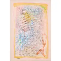 Intimate Lighting by Robert Natkin, 1973, acrylic on canvas, sold Feb 2024