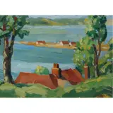Monterey by Lee Fritz Randolph, 1930, oil on canvas board, sold Feb 2024