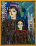 Normandie Liberation by Kayo Lennar, 1964, Oil on Canvas, sold May 2025