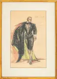Don Juan by Marjorie Best, Watercolor and Gouache on Paper, sold May 2025