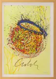 Confetti Blast by Dale Chihuly, Lithograph in Colors with Acrylic Handwork, sold May 2025