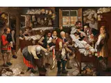 Untitled by Pieter Brueghel d. J., oil on panel, sold Sep 2022