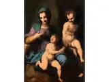 Madonna mit Kind und dem Jungen Johannes by Andrea del Sarto, oil on panel, offered Dec 2025