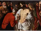 Der Ungläubige Thomas by Hendrick ter Brugghen, oil on canvas, offered Jun 2025