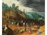 Der Kalvarienberg by Pieter Brueghel d. Ä., um 1525 – um 1569, oil on canvas, sold Jun 2023