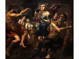 Das Urteil des Midas by Cornelis Schut d. Ä., oil on canvas, sold Mar 2025