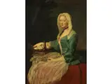 Portrait der Marguerite Saintard by Jean-Baptiste-Siméon Chardin, oil on canvas, offered Jun 2019