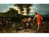 Noli me Tangere by Jan Brueghel der Jüngere, oil on panel, offered Sep 2017