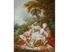 Untitled by Jean-Honoré Fragonard, 1732 – 1806, oil on canvas, sold Mar 2017