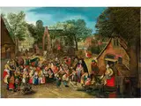Untitled by Pieter Brueghel d. J., oil on panel, sold Sep 2015
