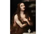 Maria Magdalena by eigentlich Giovanni Pietro Rizzoli Giampietrino, oil on panel, sold Mar 2023