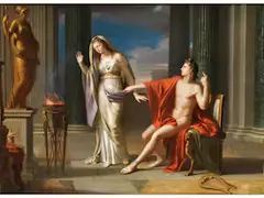Apollo und Vesta by François-André Vincent, oil on canvas, sold Jun 2019