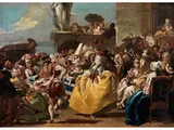 Untitled by Giovanni Domenico Tiepolo, oil on canvas, offered Sep 2022