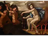 Amphitrite bei Ihrem Brautzug zur Hochzeit mit Neptun by Giovanni Francesco Guerrieri, oil on canvas, offered Jul 2018