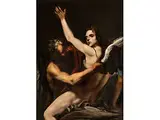 Dädalus und Ikarus by Orazio Riminaldi, oil on canvas, sold Apr 2018