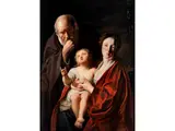 Heilige Familie by Jacob Jordaens, oil on panel, offered Mar 2026