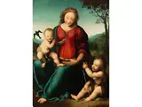 Madonna mit der Schwalbe by Piero di Cosimo, oil on panel, offered Mar 2024