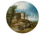 Hafenlandschaft by Jan Brueghel d. J., 1601 Antwerpen - 1678 ebenda, oil, sold Dec 2015