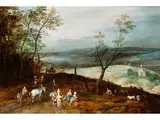 Untitled by Jan Brueghel d.J., oil on panel, sold Jul 2018
