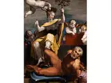 Allegorie des Friedens, der den Krieg Besiegt by Domenico Tibaldi, oil on canvas, sold Mar 2015
