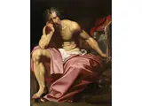Der Heilige Hieronymus by Abraham Janssens, oil on canvas, sold Jun 2024