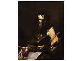 Der Mathematiker by Salvator Rosa, oil on canvas, sold Jun 2023