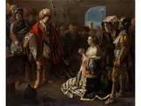 Athenais vor Theodosius by Hendrick ter Brugghen, oil on canvas, offered Jun 2025