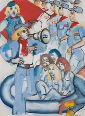 1 by Mario Comensoli, mixed media, sold Sep 2015