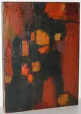 Ohne Titel, 1956 by Werner Frei, oil on canvas, offered Sep 2015