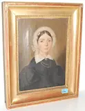 Portrait von Petronella Brunner, 1835 by Georg Anton Gangyner, oil on canvas, offered Sep 2015