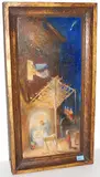 Weihnacht by Theo Glinz, oil, sold Sep 2015