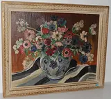 Stillleben mit Anemonen, um 1920 by Margherita Osswald-Toppi, oil on canvas, sold Sep 2015