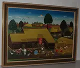 Der grosse Bauernhof, 1969 by Erich Staub, oil on canvas, sold Sep 2015