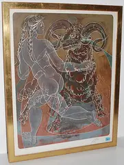 Widder by Hans Erni, 1980, color lithograph, sold Sep 2015